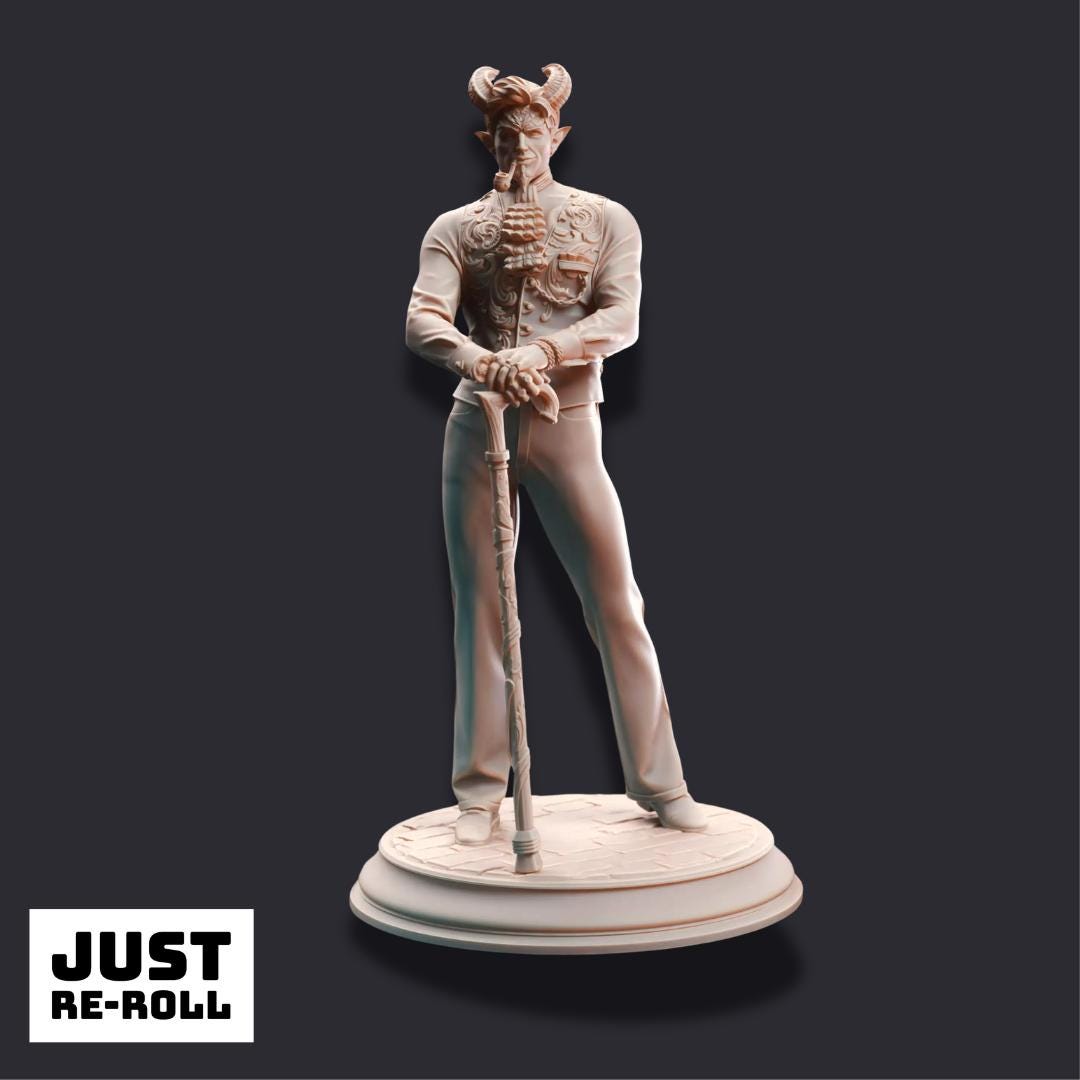 Xarvir Barikdral – The Fortunate - 3D Printed Rogue Character Miniature