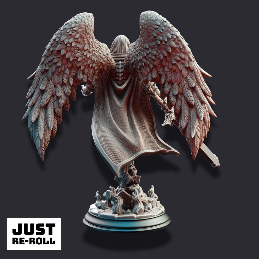 Eranameli – The Soul Bringer - 3D Printed Paladin Character Miniature