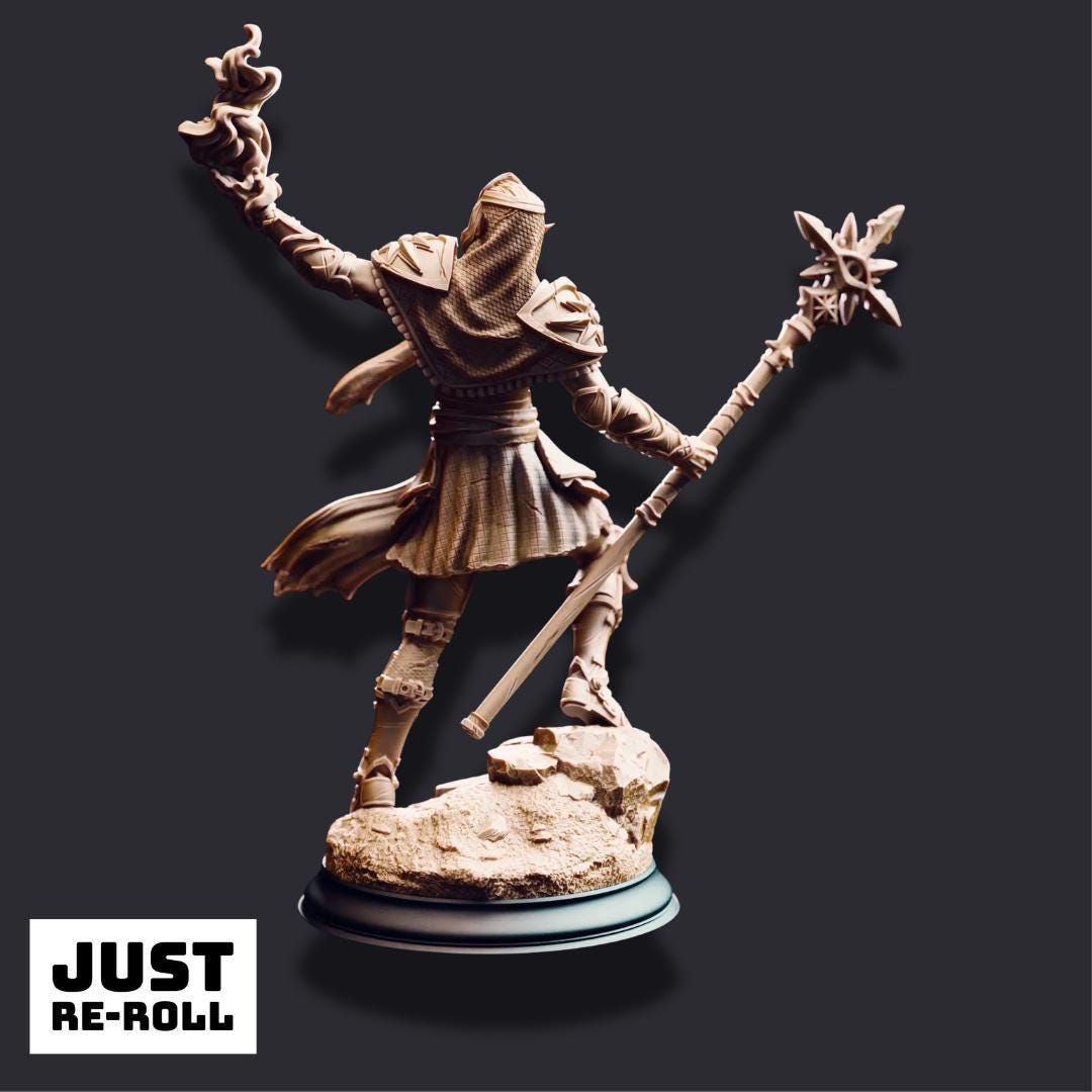 Hand of Seroca – Dark Cult Leader - 3D Printed Sorcerer Character Miniature