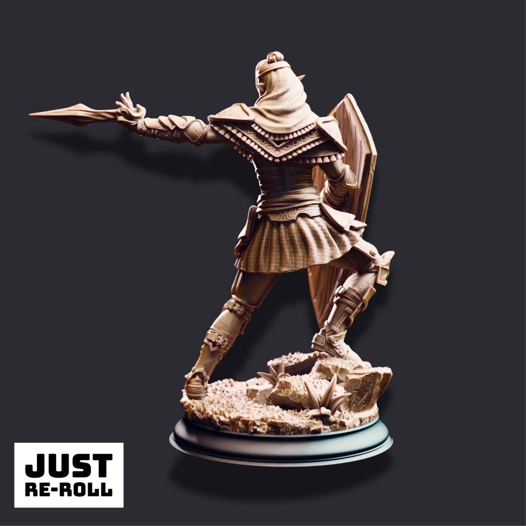 Seroca’s Devout – Dark Cultist Warriors - 3D Printed Fighter Character Miniature