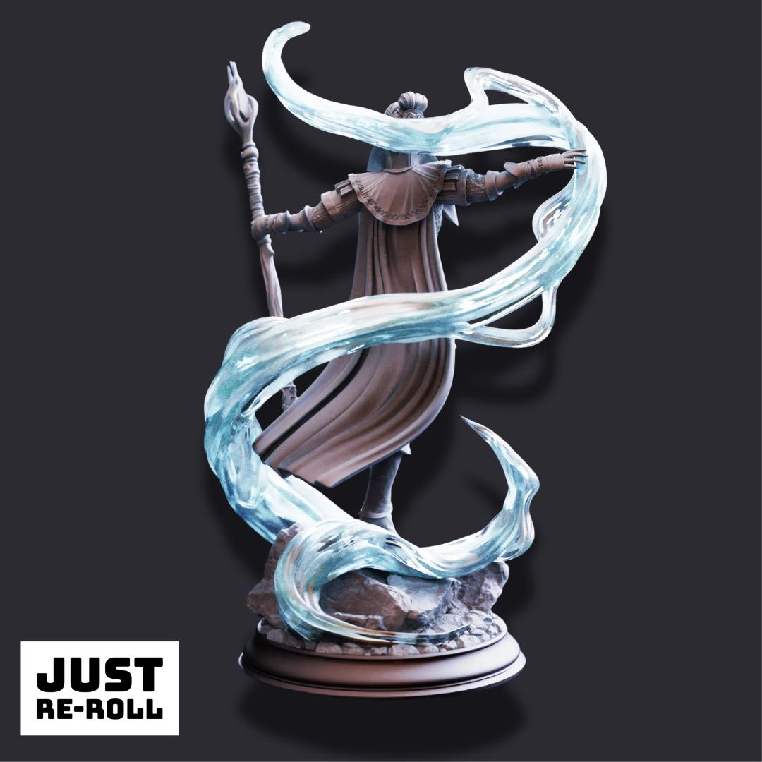Sergeant Molly Cliffburn – Half-Elf Arcane Constable - 3D Printed Wizard Character Miniature