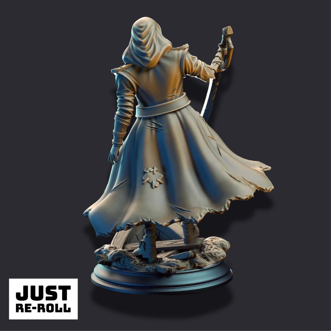 William Jones – Revenant of the Damned Galleon - 3D Printed Rogue Character Miniature