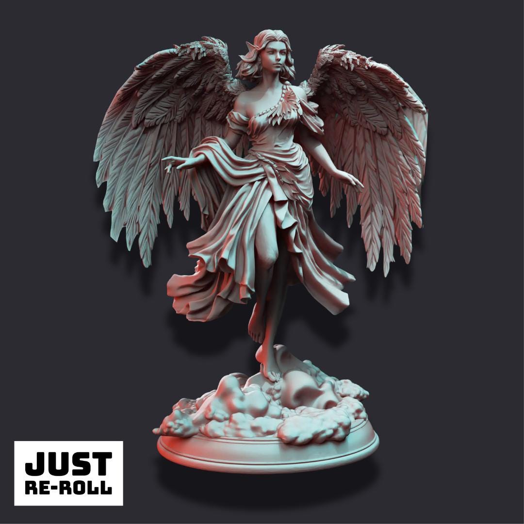 Cesedra The Love Cleric Miniature – High-Resin Fantasy Sculpt (Unpainted)