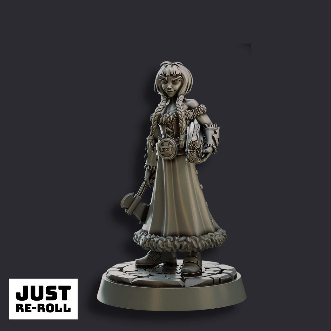 Viking Townsfolk - 3D Printed NPC Miniatures
