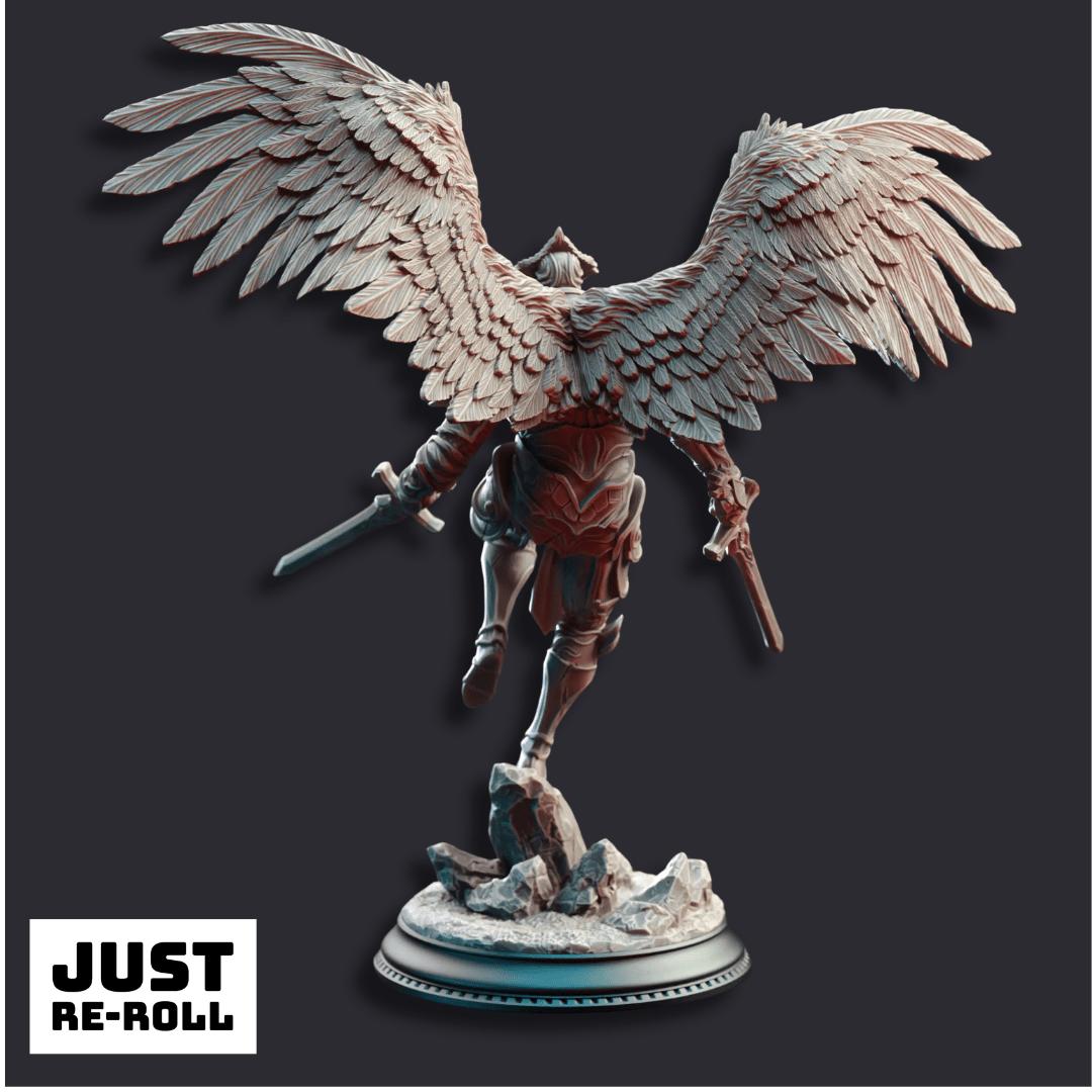 Angels of Syelden Selvaneri Warriors - 3D Printed Paladin Character Miniatures