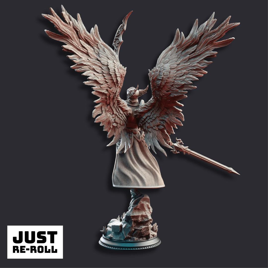 Horauthin Father of War & Peace - 3D Printed Paladin Character Miniature