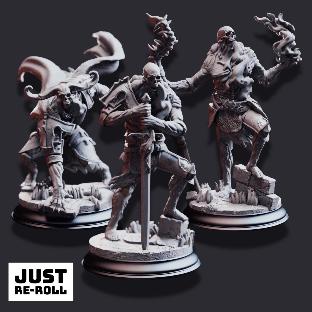 The Plagueborne – Plague Carriers - 3D Printed Monster Character Miniature