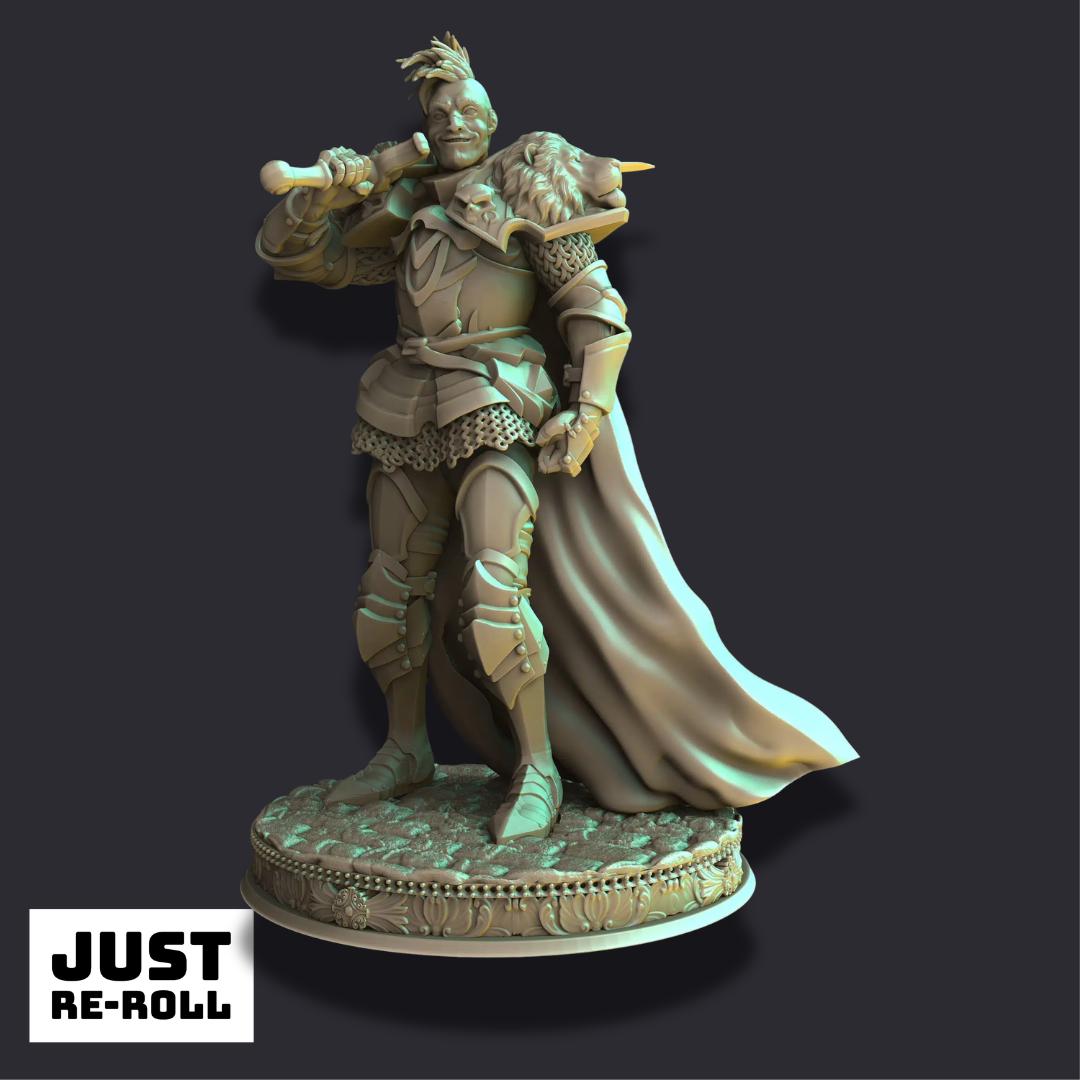 Champion Of The Claw – Pride - 3D Printed Fighter Character Miniature
