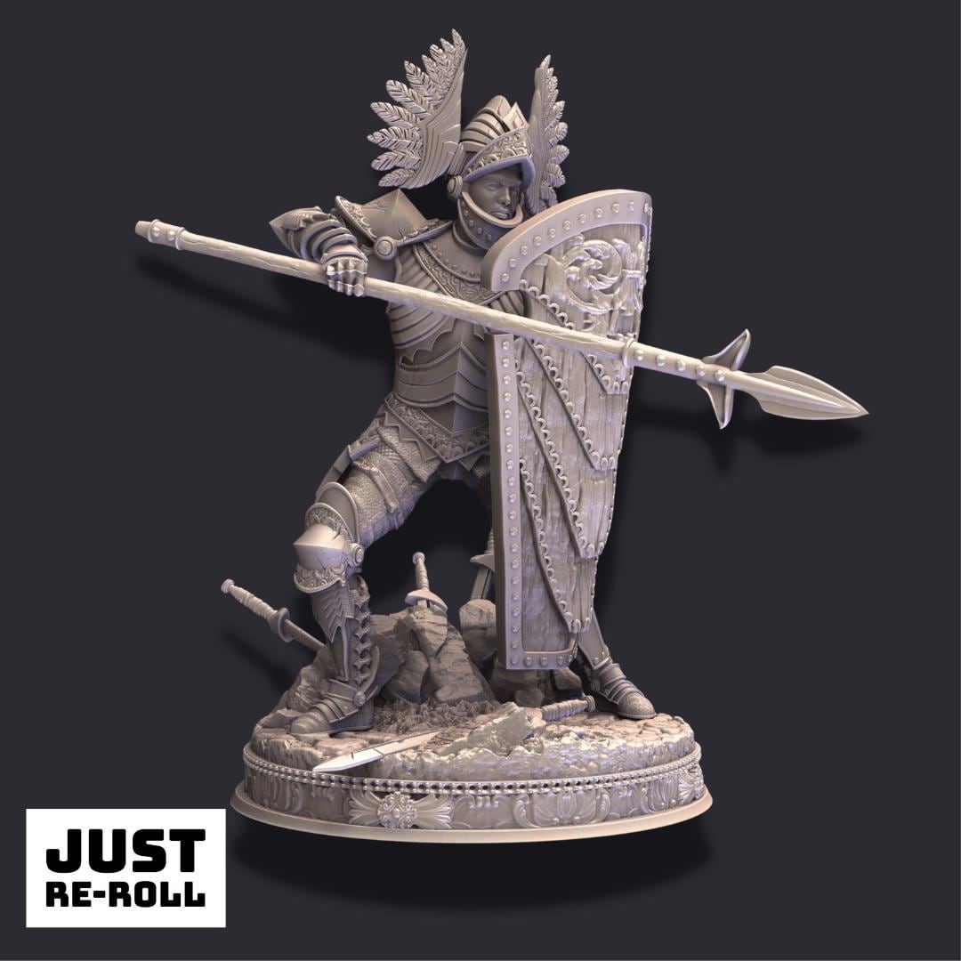 Eridius Falx – Tower Guard - 3D Printed Fighter Character Miniature