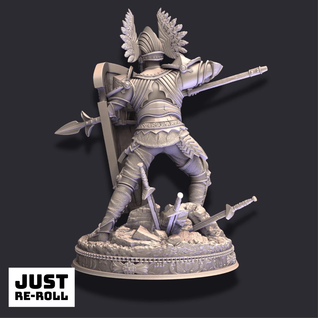 Eridius Falx – Tower Guard - 3D Printed Fighter Character Miniature