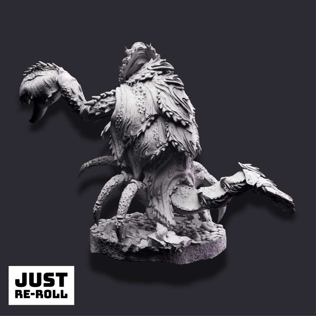 Ardolinth – Hardshell Abomination - 3D Printed Monster Character Miniature