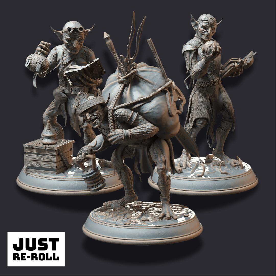 Mana Goblins - 3D Printed Monster Character Miniature