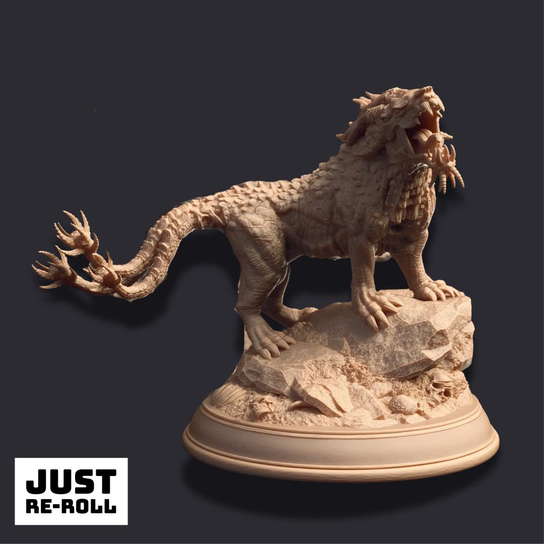 Estranith – Godless Panther - 3D Printed Monster Character Miniature