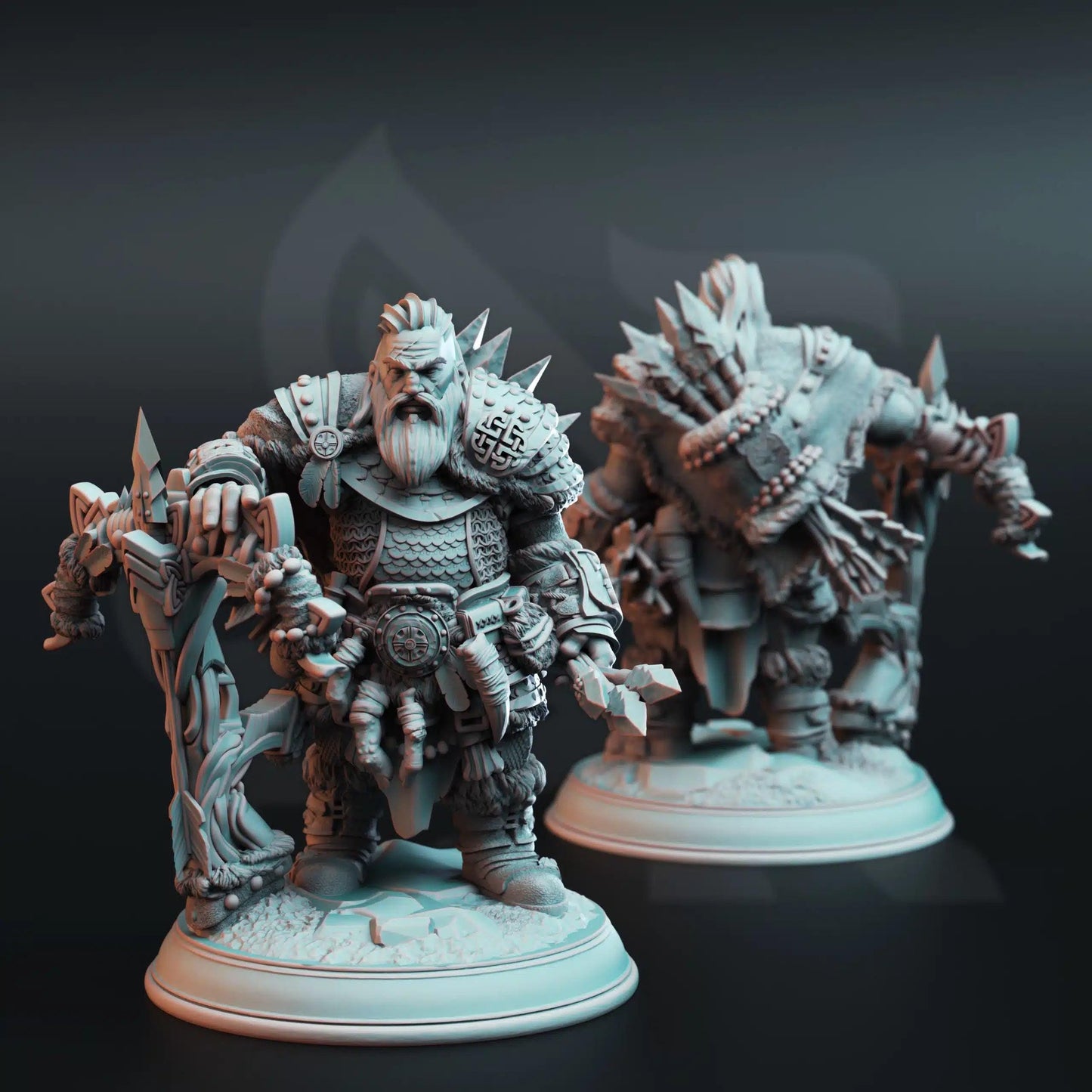 Telnam Gnik – The Big Game Hunter - 3D Printed Ranger Character Miniature