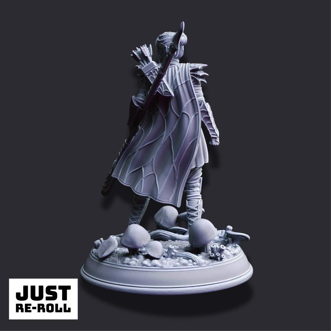Irinax’s Chosen – Drow Soldiers - 3D Printed Fighter Character Miniature