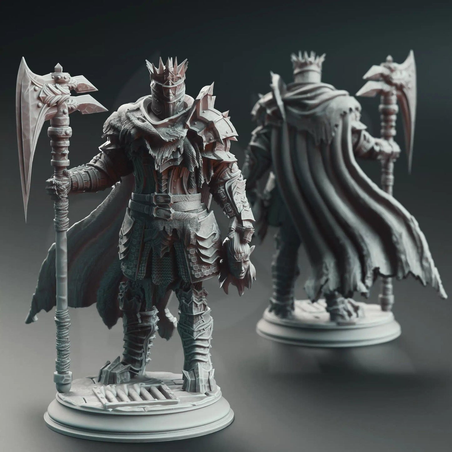 Gerhardt the Unwavering Duke’s Executioner - 3D Printed Barbarian Character Miniature