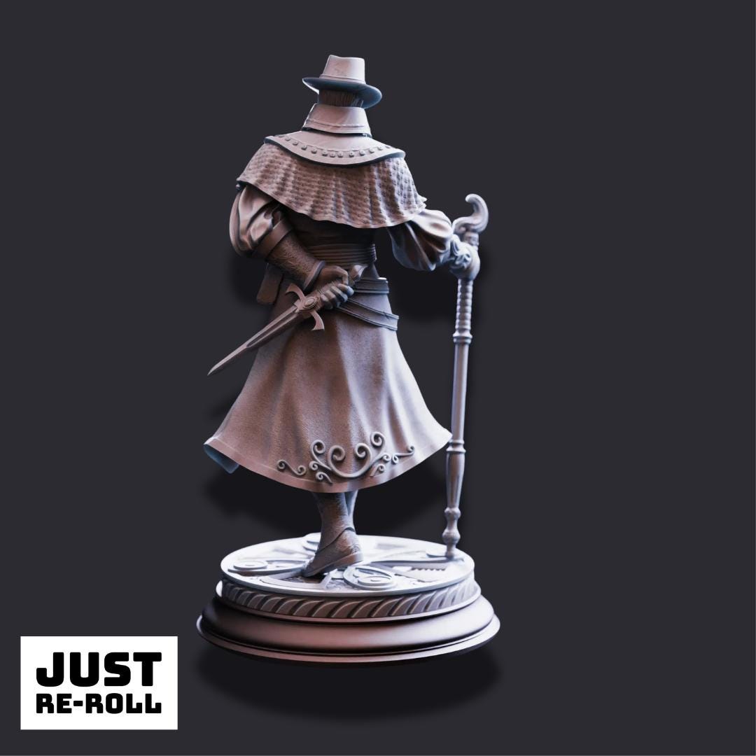 Ernest “Flip-Flop” Dodd – Ex Dark Inquisitor - 3D Printed Rogue Character Miniature