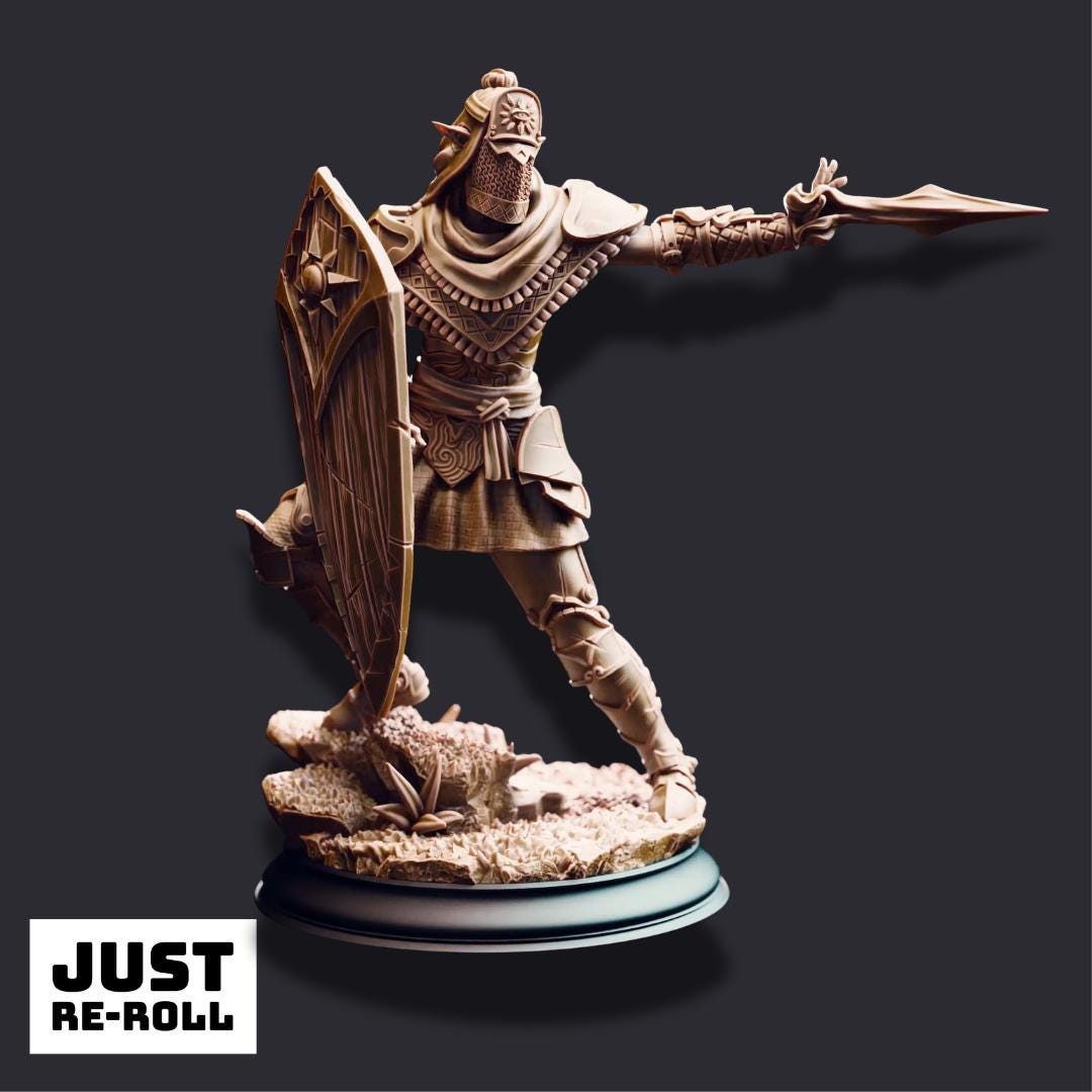 Seroca’s Devout – Dark Cultist Warriors - 3D Printed Fighter Character Miniature