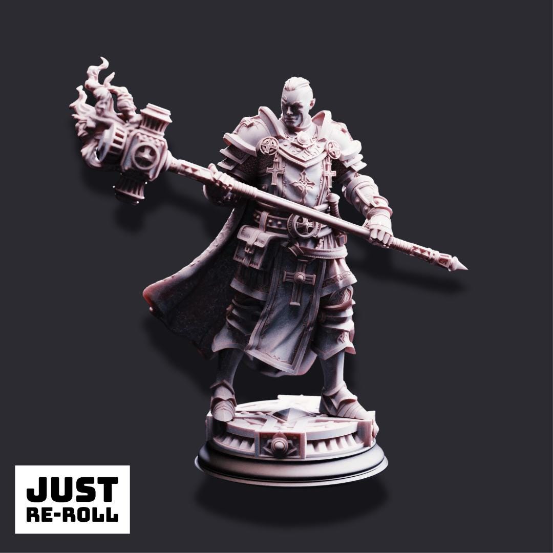 Uktakun – Harbinger of Namneri - 3D Printed Fighter Character Miniature