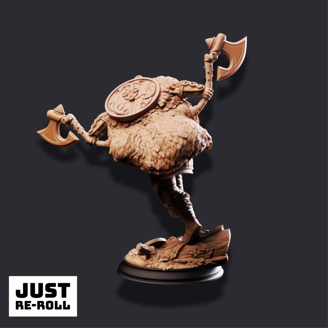 Magnar Nylstrom – Nordic War Chief - 3D Printed Barbarian Character Miniature