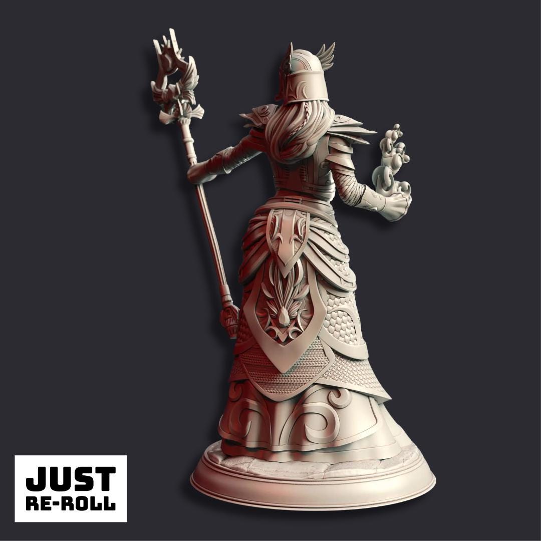 Ferendir Miar – Arch Holder - 3D Printed Wizard Character Miniature