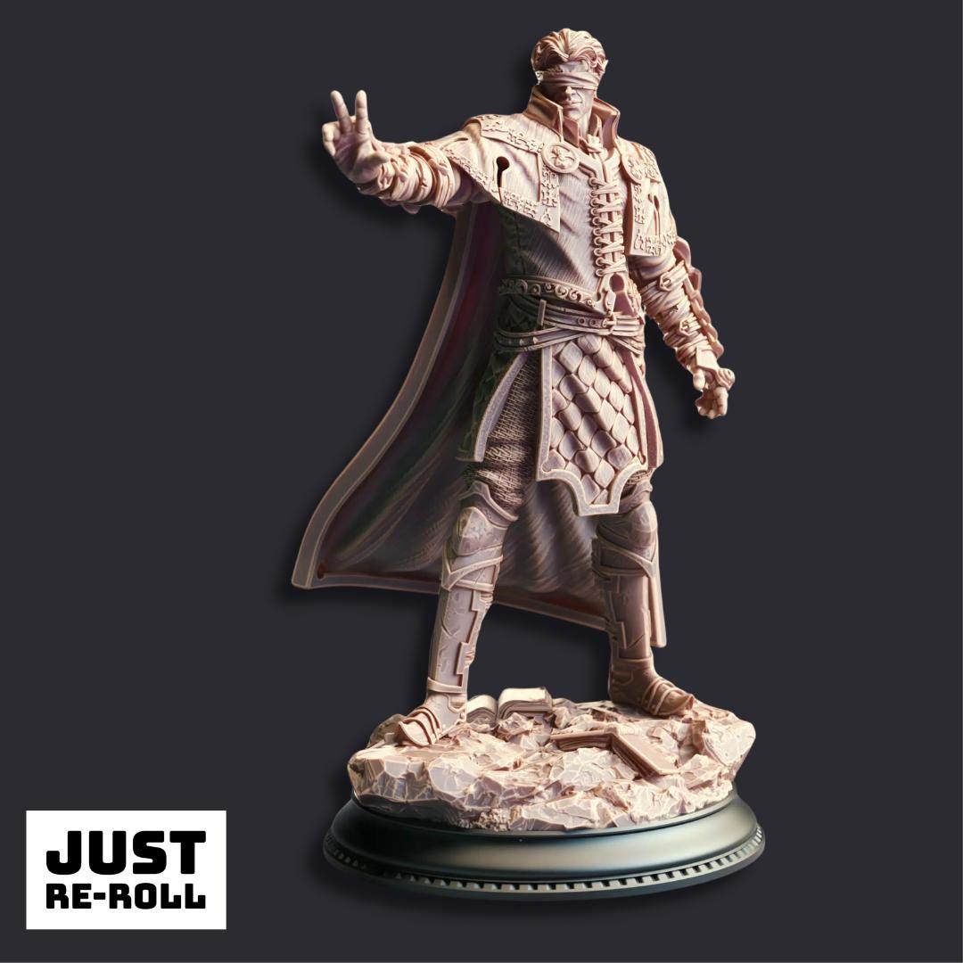 Varys Farseeker – Psionic Dark Inquisitor - 3D Printed Wizard Character Miniature