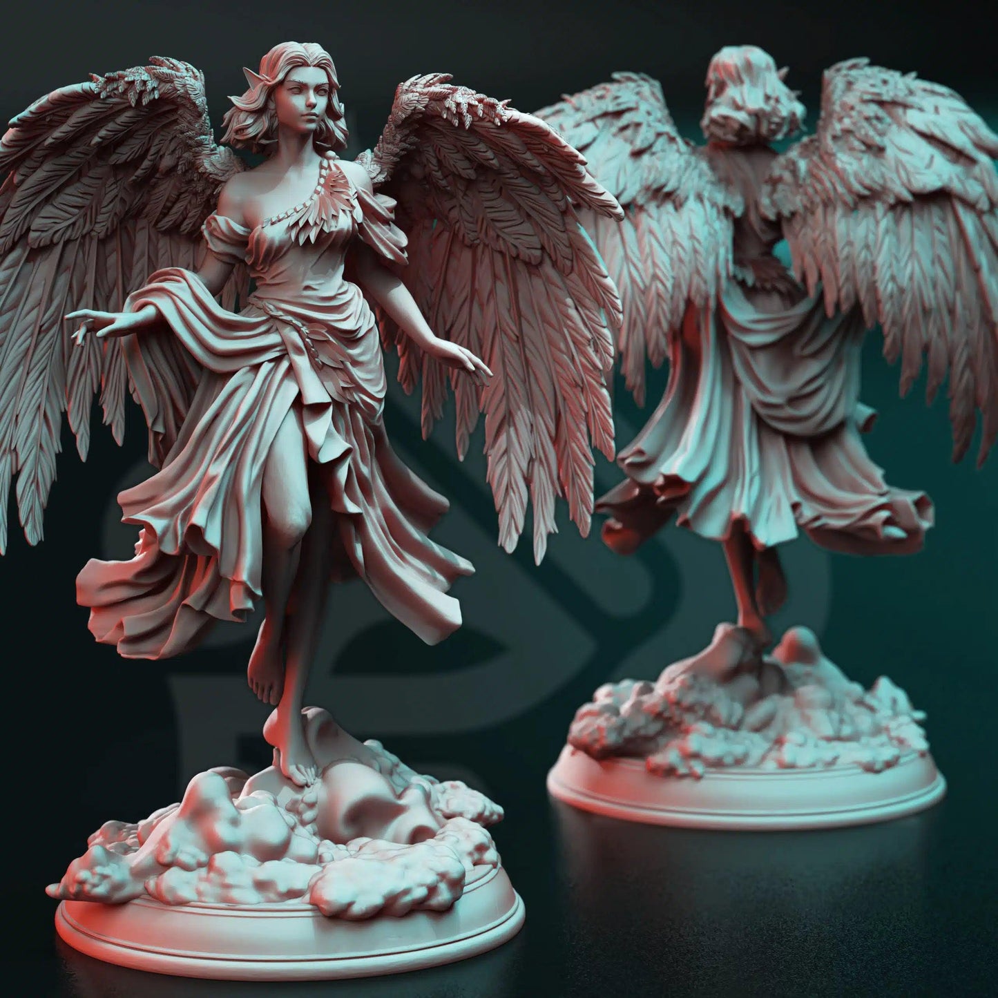 Cesedra The Love Cleric Miniature – High-Resin Fantasy Sculpt (Unpainted)