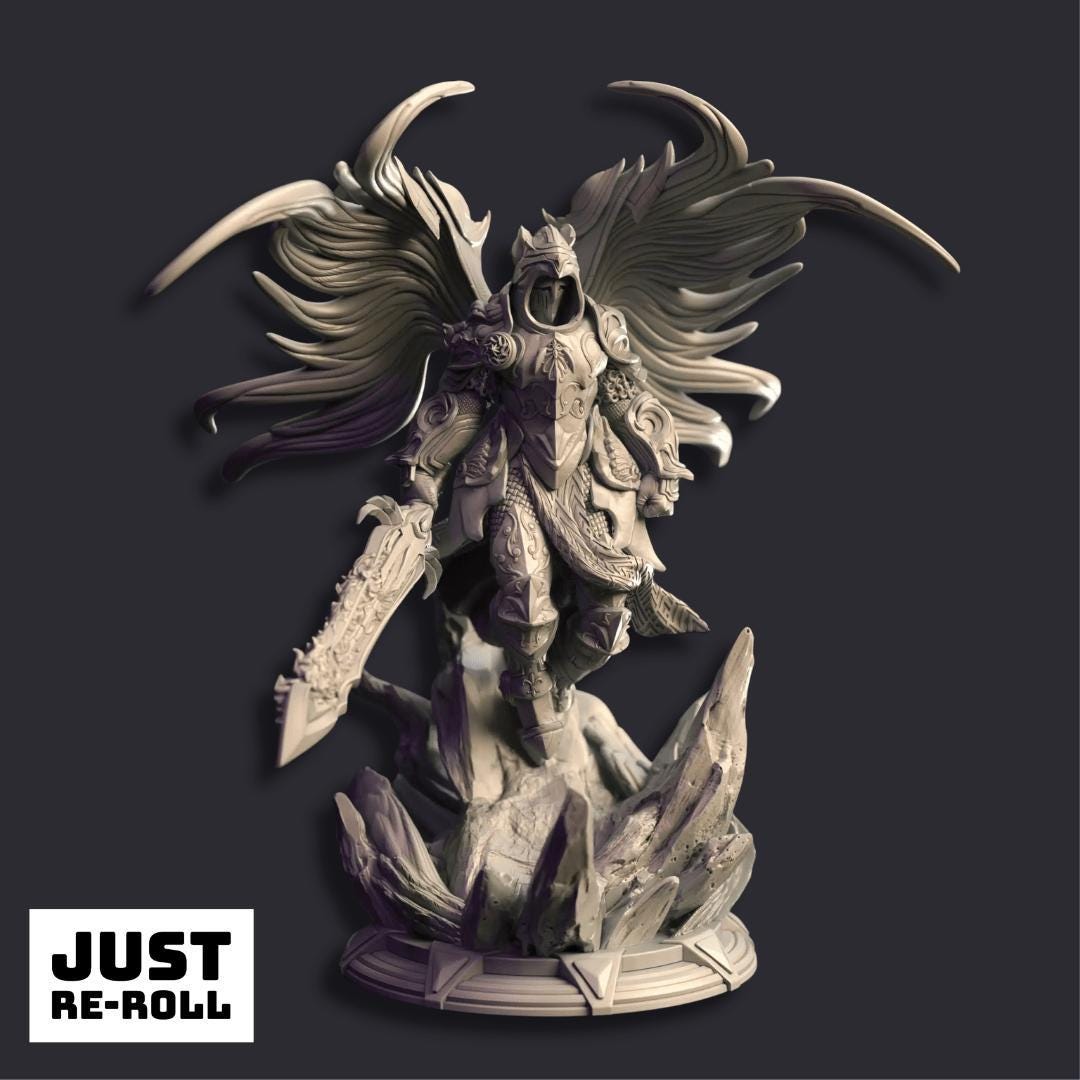 Zyril Brinlimin’s Chosen - 3D Printed Cleric Character Miniature