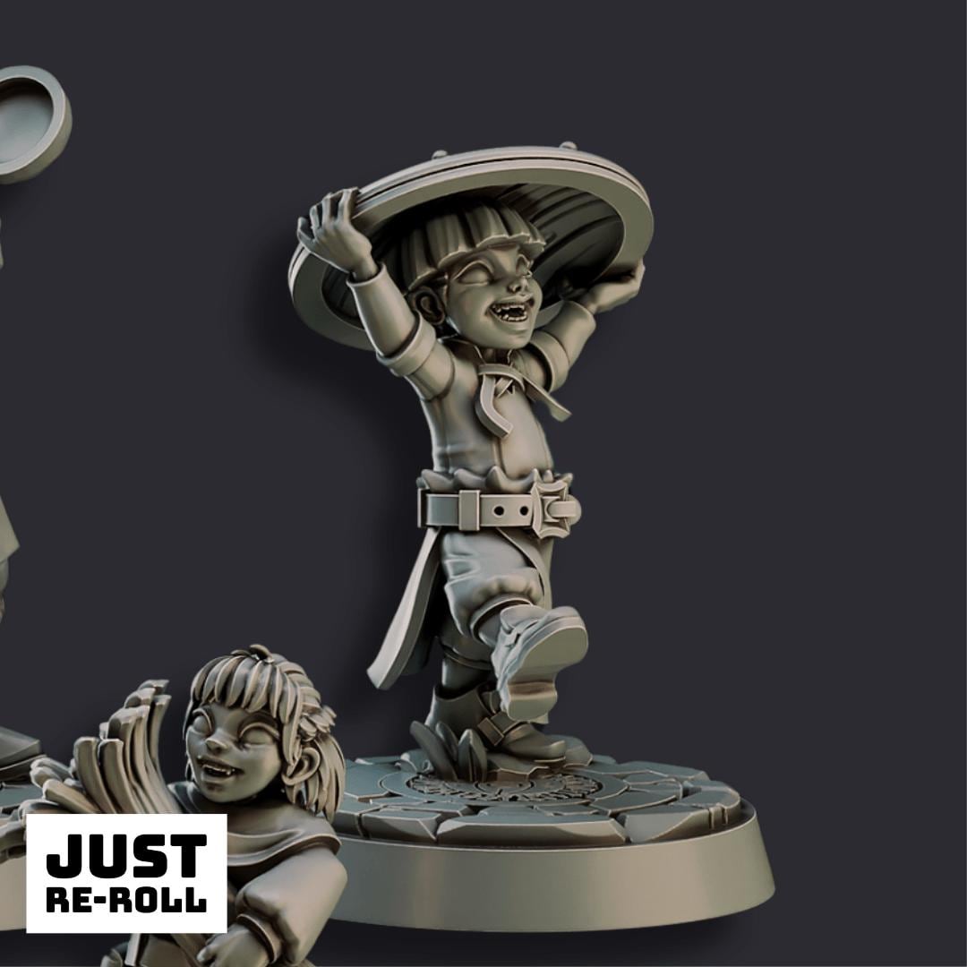 Viking Townsfolk - 3D Printed NPC Miniatures
