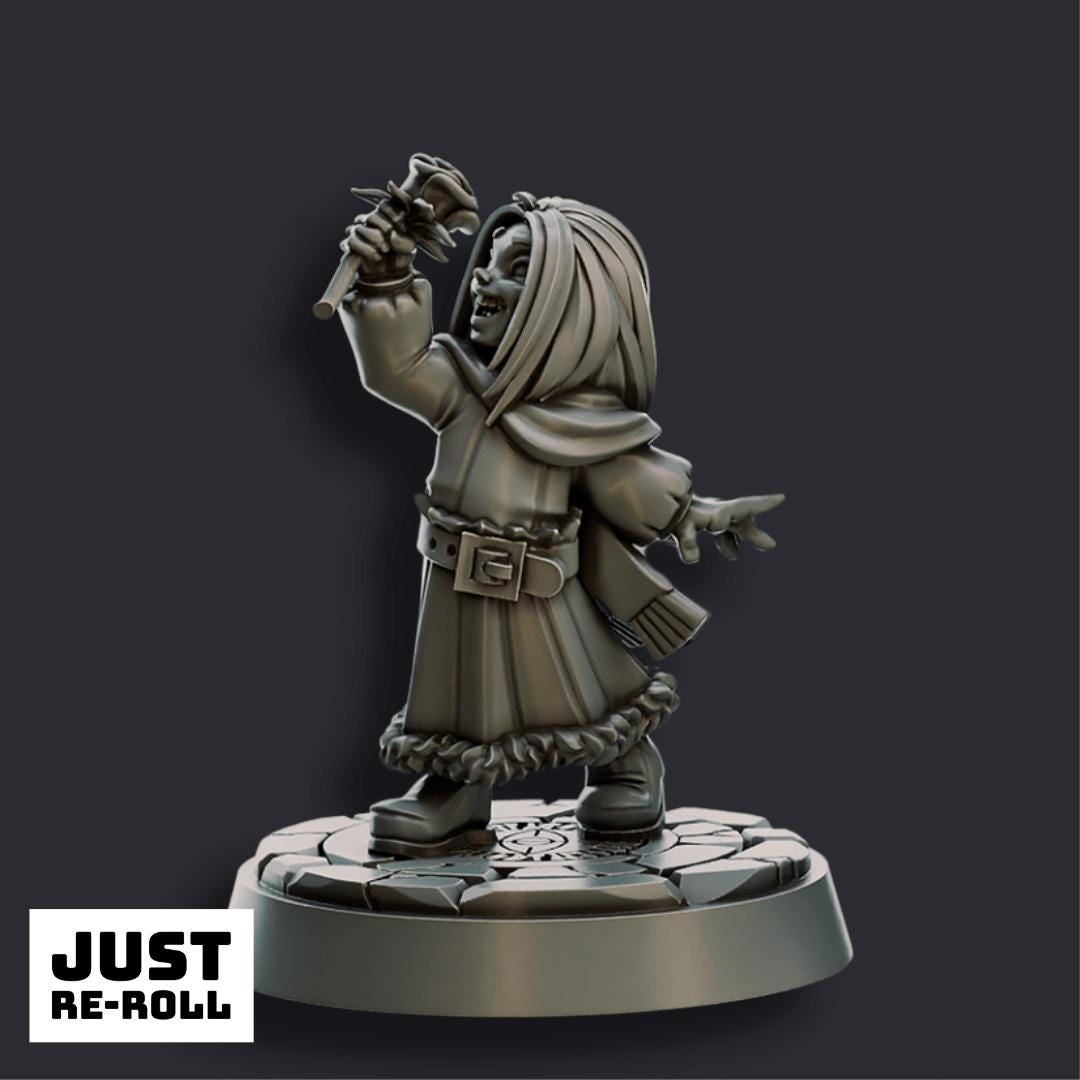 Viking Townsfolk - 3D Printed NPC Miniatures
