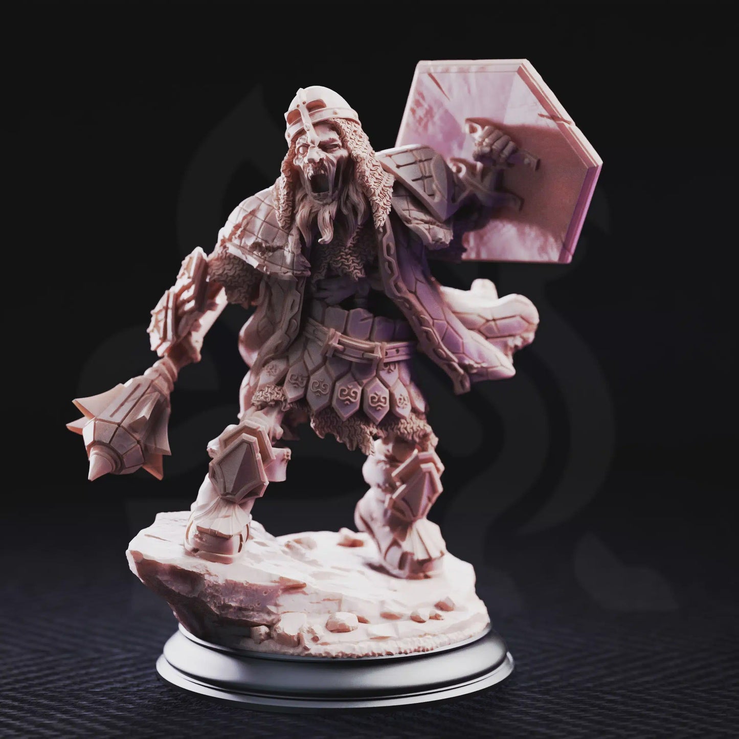Brook Undead Dwarven Brothers - 3D Printed Undead Miniature