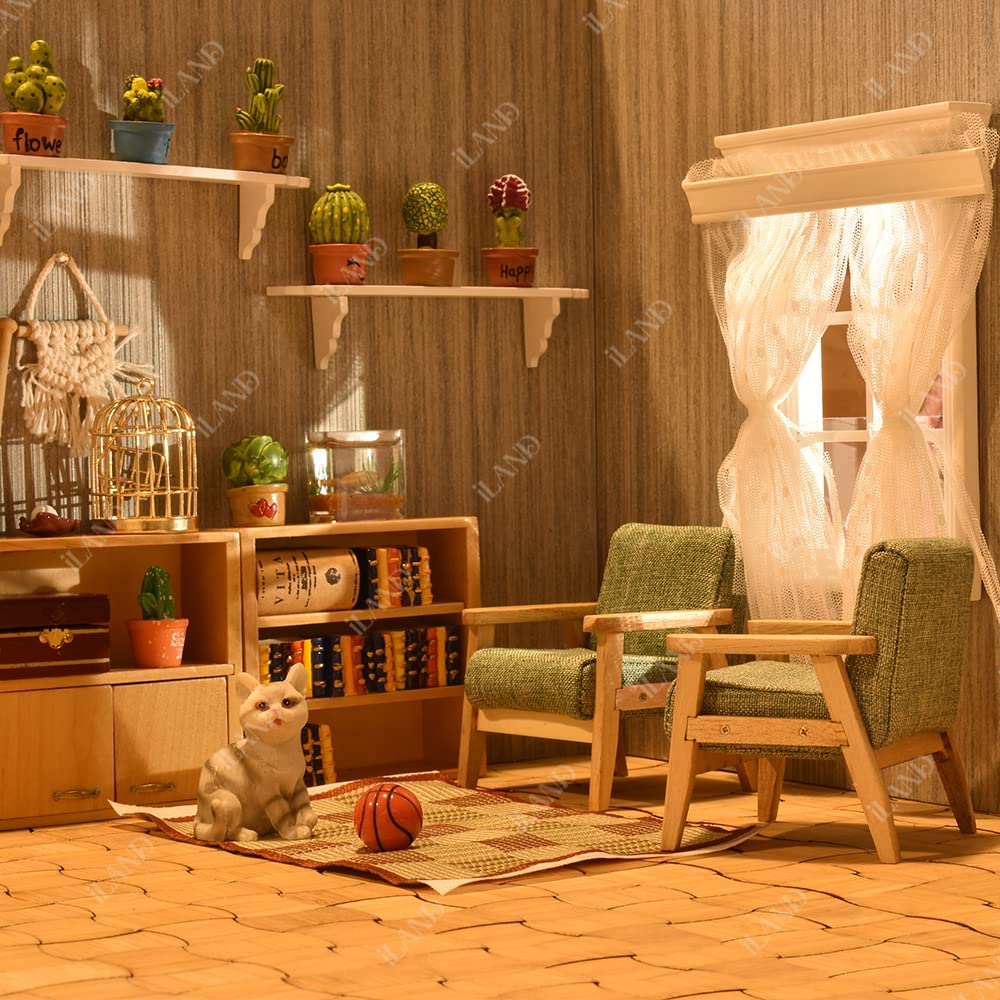 iland Varnished Dollhouse Flooring – Bamboo Hexagonal 1:12 Scale (96pcs)