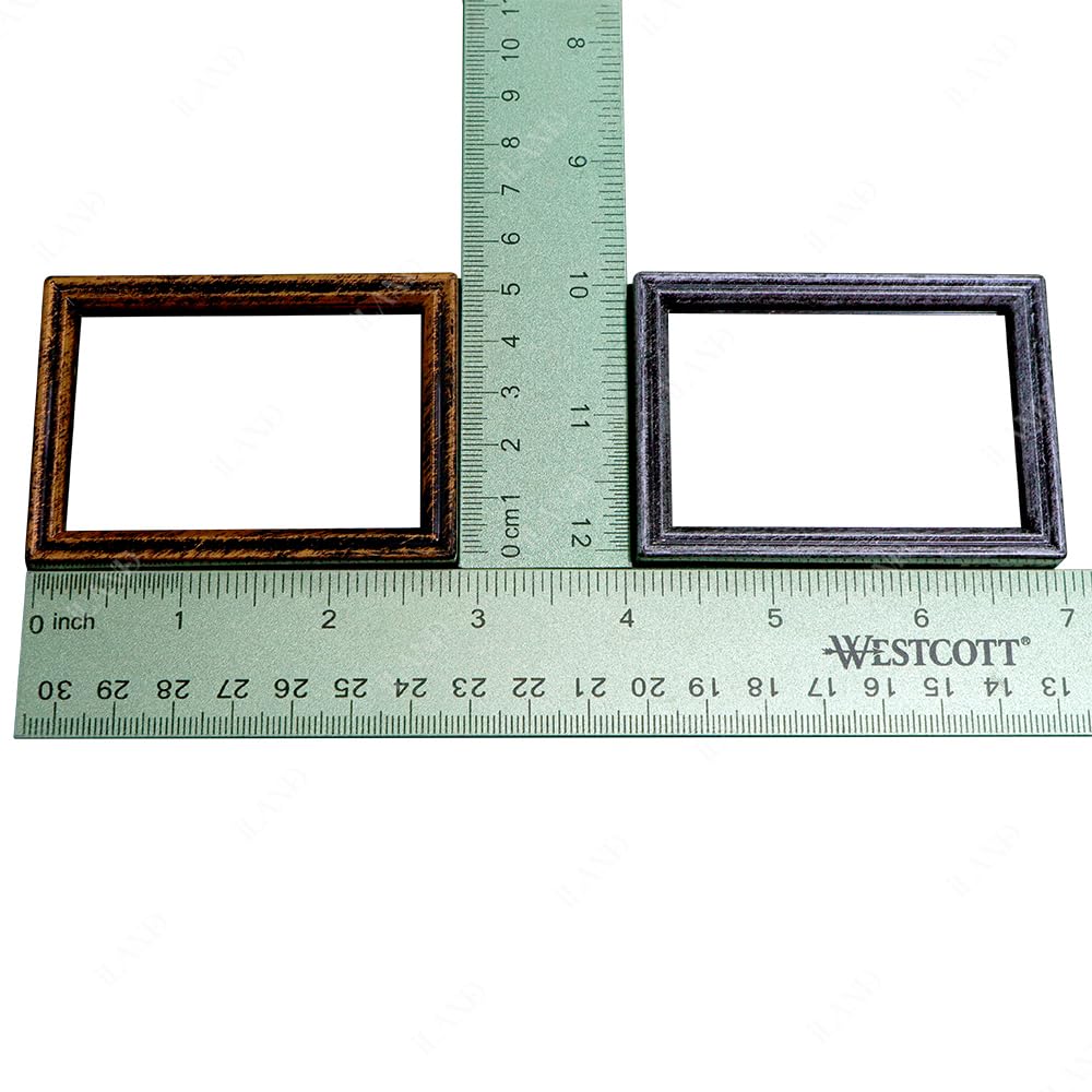 iland Miniature Dollhouse Frames with Impressionist Paintings – 1:12 Scale (4 Frames & 6 Prints)
