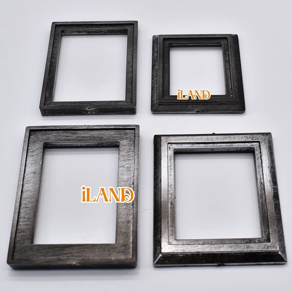 iland Miniature Dollhouse Frames & Printed Pictures Set — 1:12 Scale