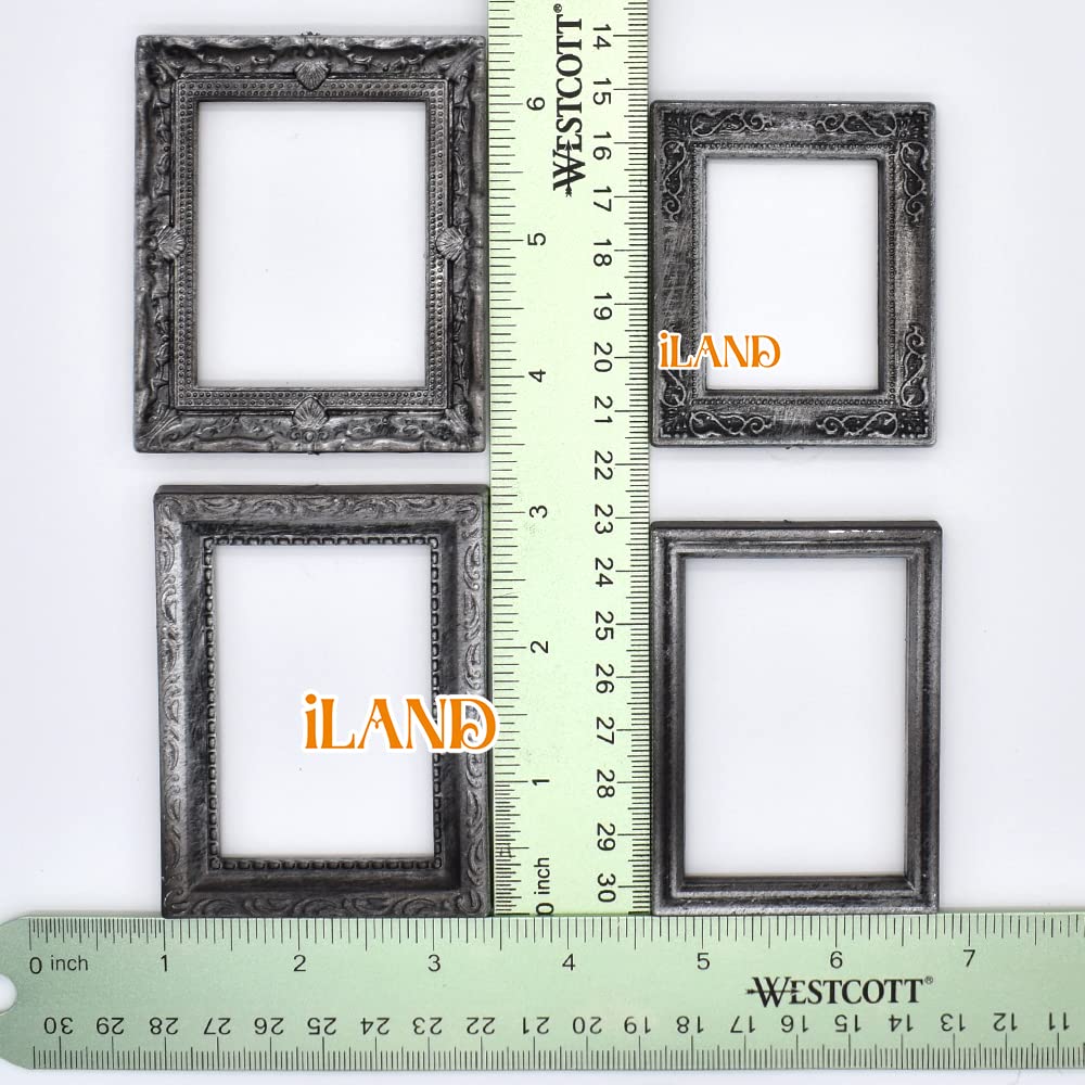 iland Miniature Dollhouse Frames & Printed Pictures Set — 1:12 Scale