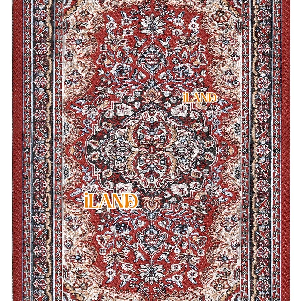 iLAND Victorian Dollhouse Rugs – 1:12 Scale, 6 x 3.8 in, 2-Pack