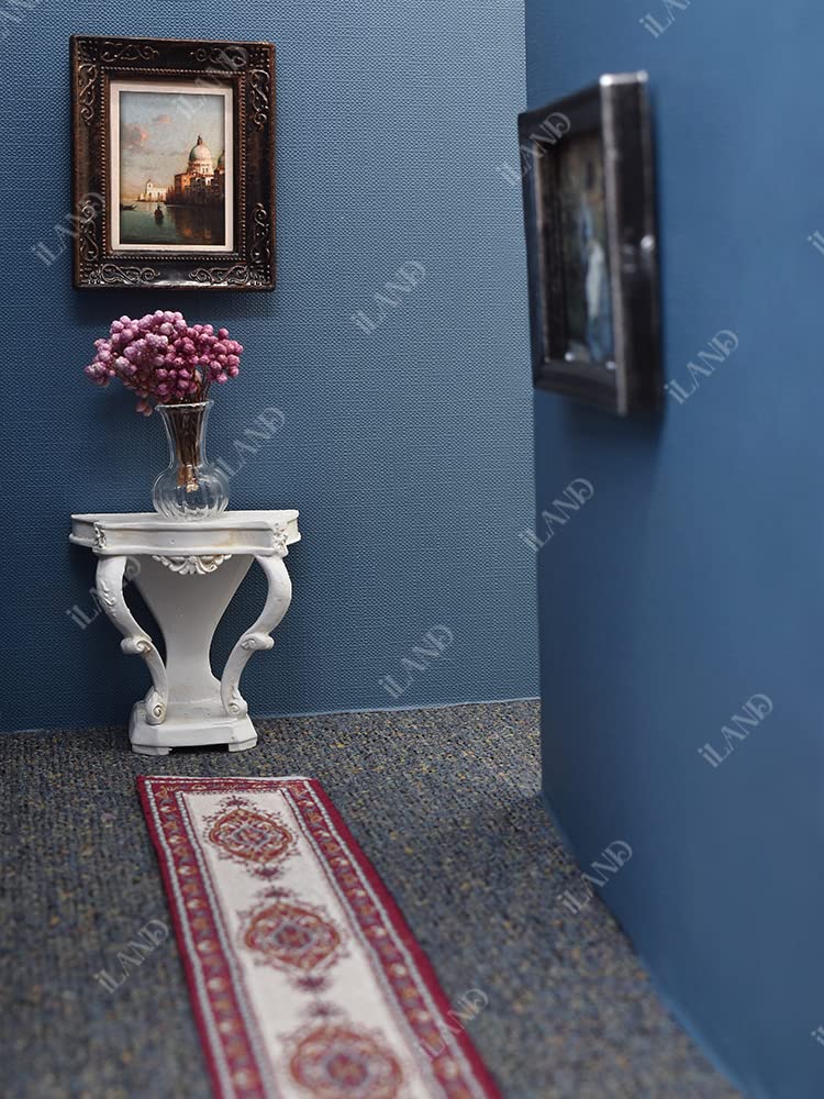 iland Miniature Dollhouse Frames – 4 Gold Frames with Classic Paintings (1:12 Scale)