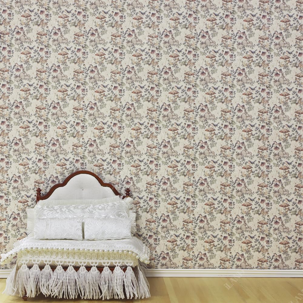 iland Originality Dollhouse Wallpaper 39 x 15.7 in – Forest Whisper (1:12 & 1:6 Scale)