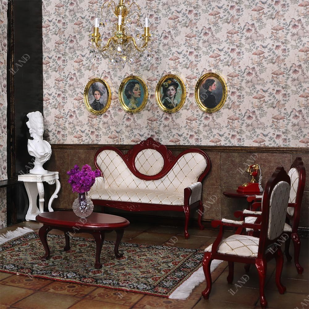 iland Originality Dollhouse Wallpaper 39 x 15.7 in – Forest Whisper (1:12 & 1:6 Scale)