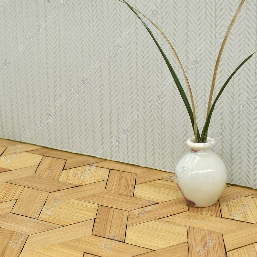 iland Varnished Dollhouse Flooring: Bamboo Parallelogram Floorboards (1:12, 96pcs)