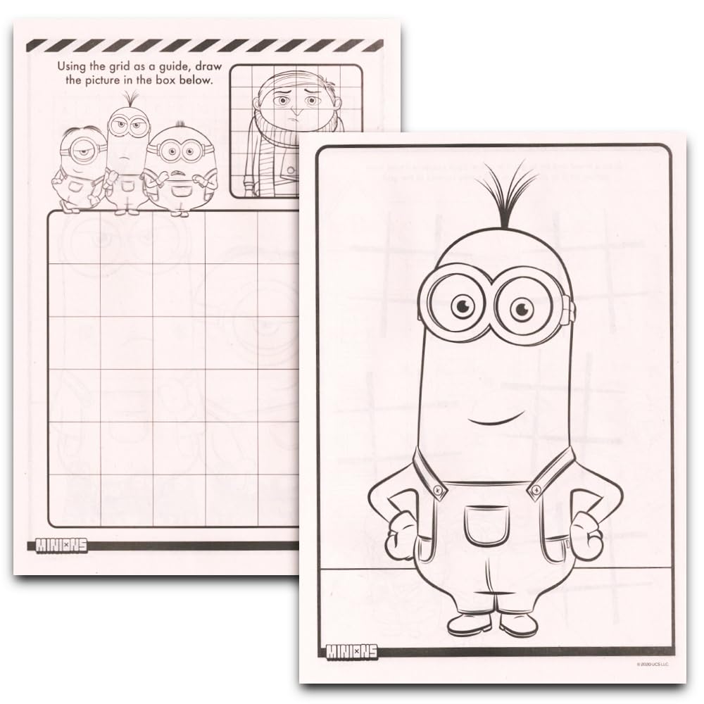 Illumination Intertainment Despicable Me Minions Coloring Book with Stickers – 96 Pages, 295+ Stickers