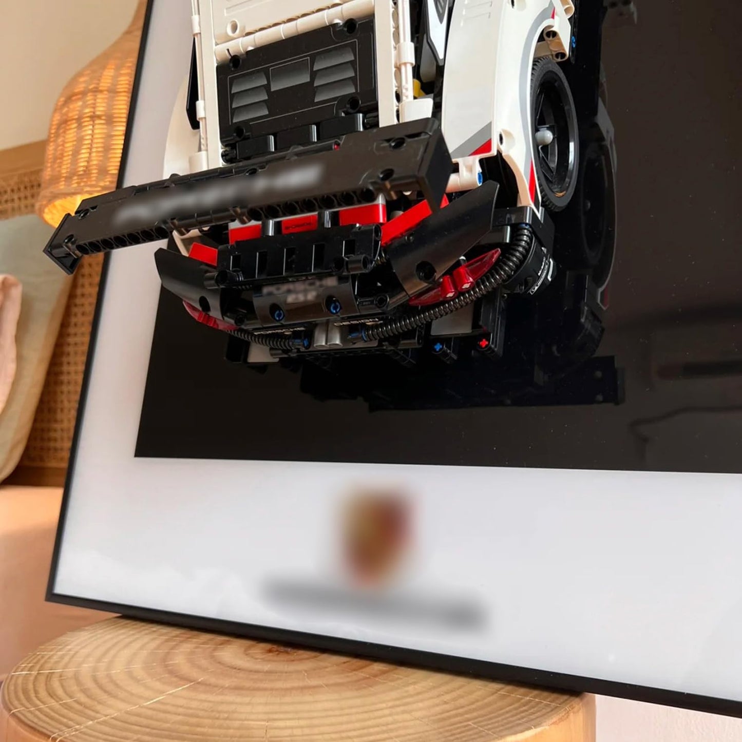 iLuane Display Wallboard for Race Car Model Kit 42096 – Adult Collectibles Wall Mount & Home or Office Decor (No Car Included)
