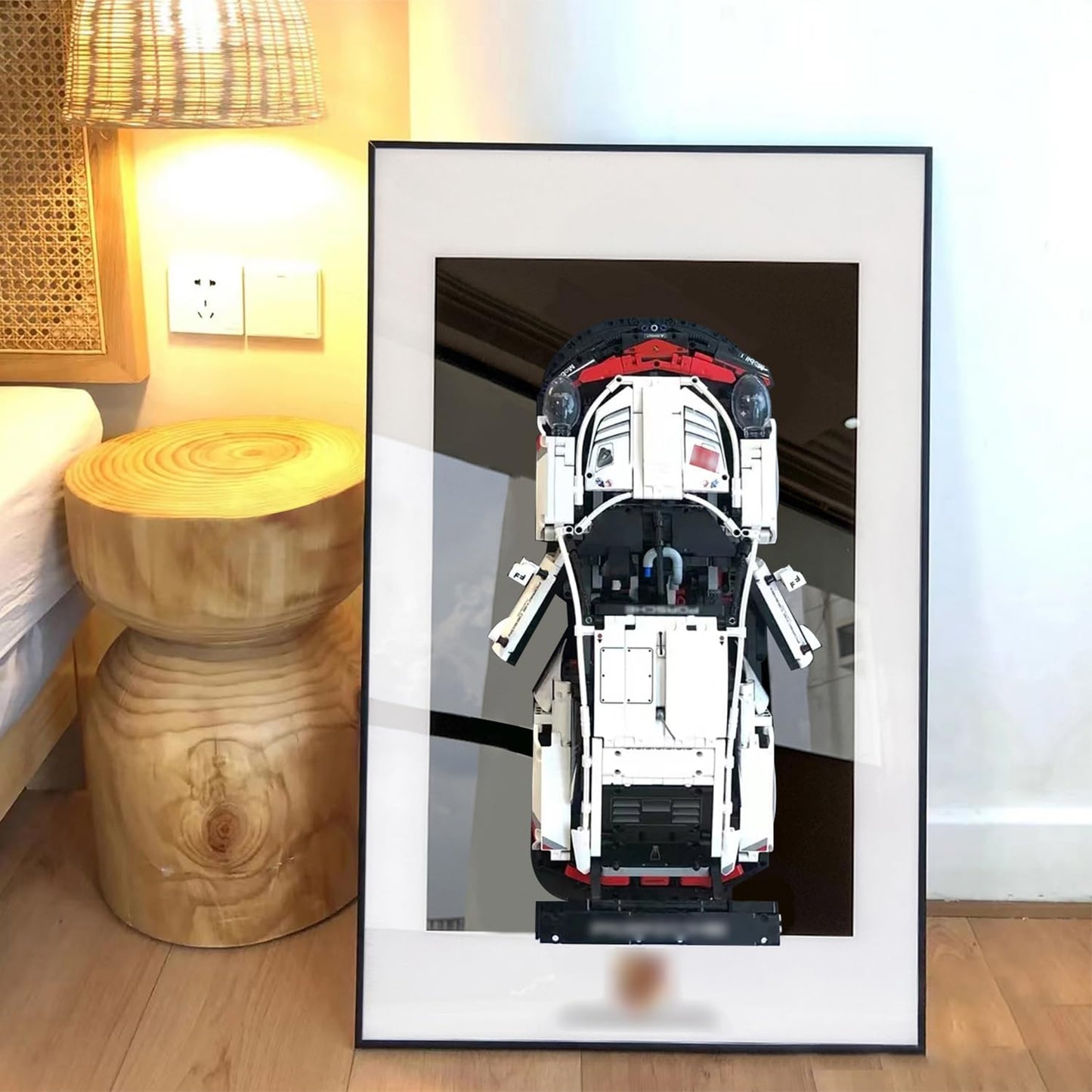 iLuane Display Wallboard for Race Car Model Kit 42096 – Adult Collectibles Wall Mount & Home or Office Decor (No Car Included)