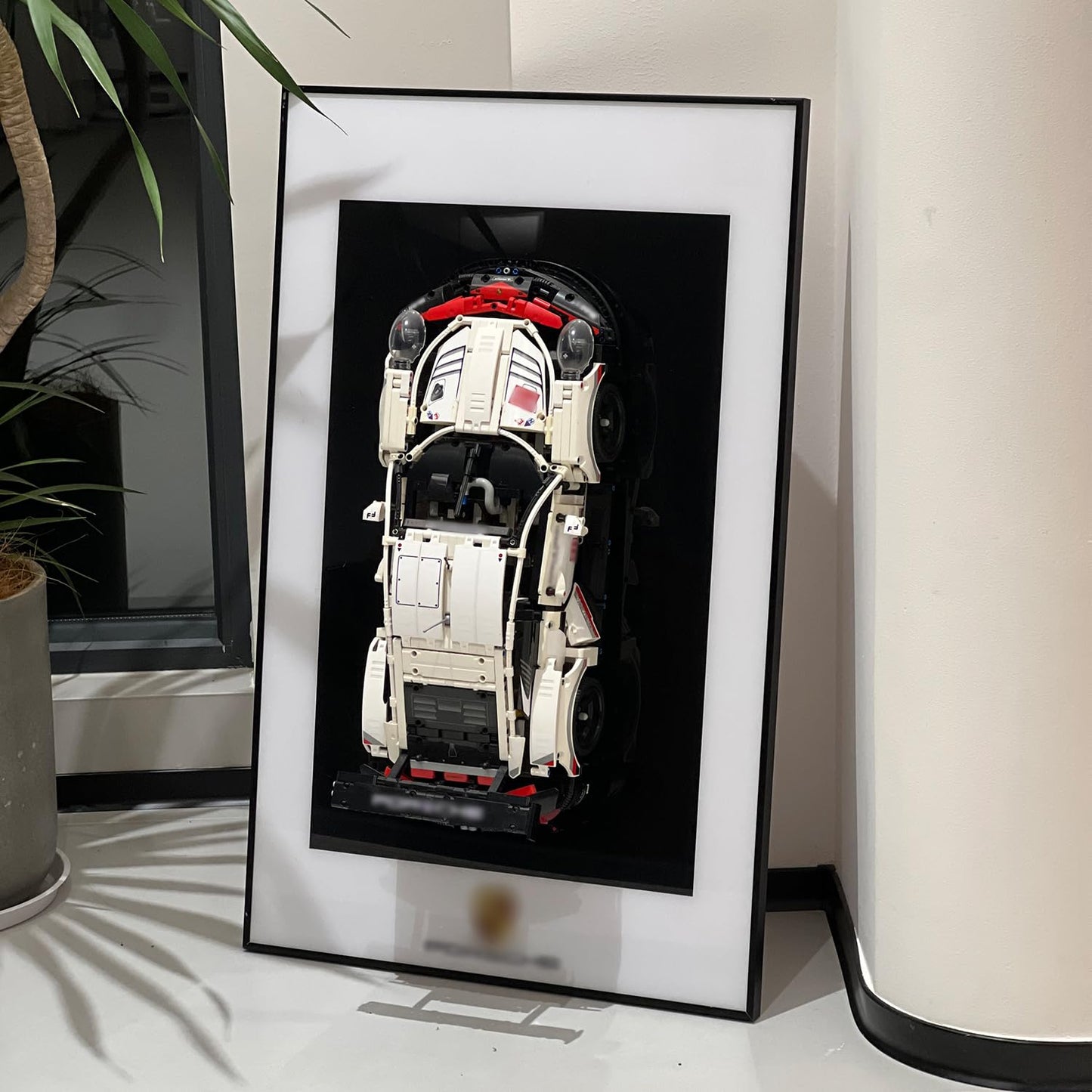 iLuane Display Wallboard for Race Car Model Kit 42096 – Adult Collectibles Wall Mount & Home or Office Decor (No Car Included)
