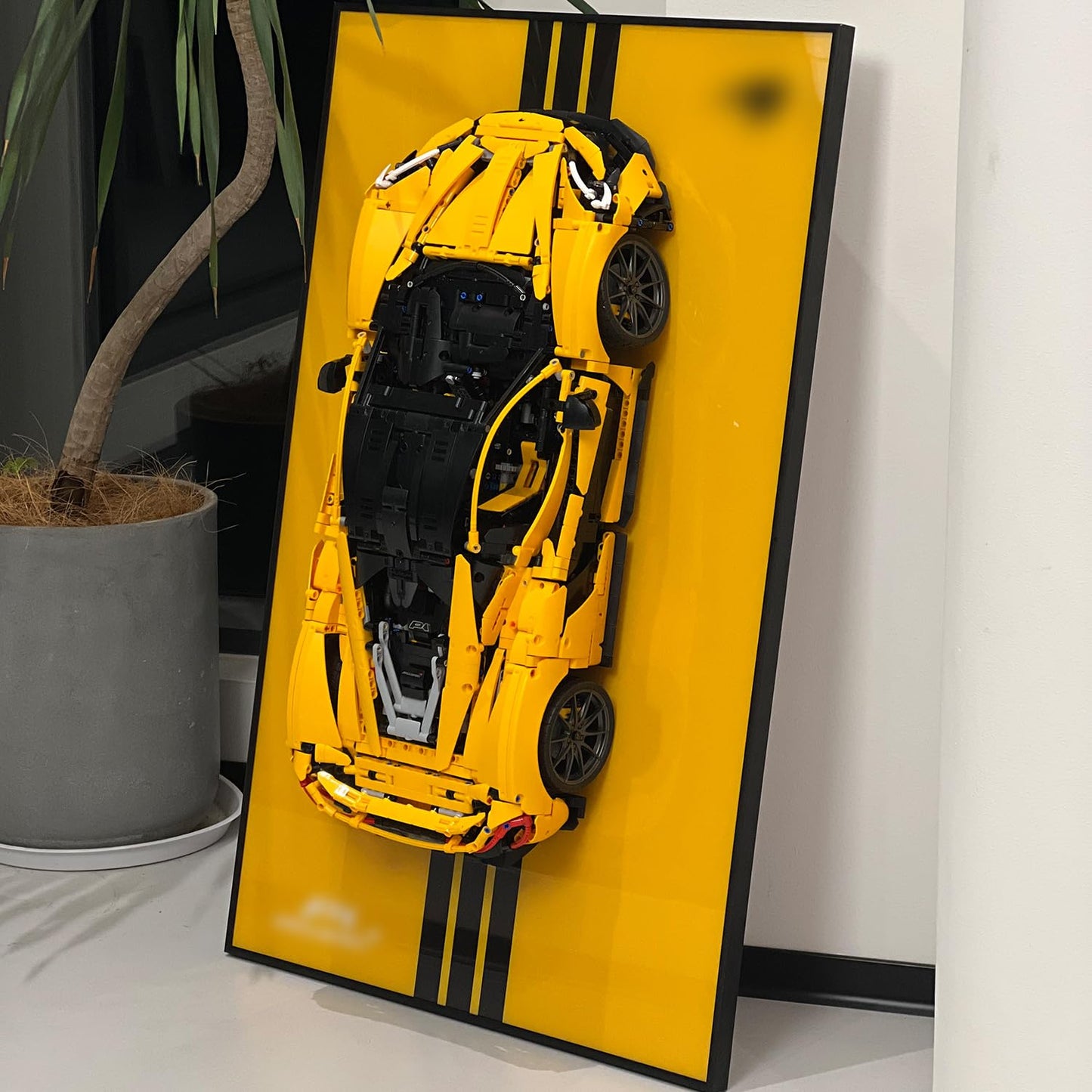 iLuane Display Wallboard for Model Car Racing Hypercar Kit 42172 – Wall Mount Decor