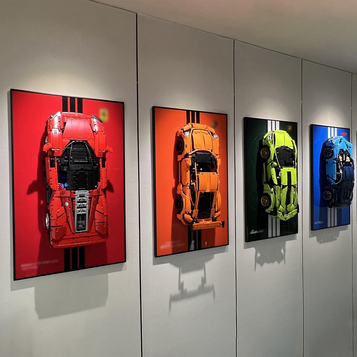 iLuane Display Wallboard for Race Car Model Kits – Wall Mount Decor