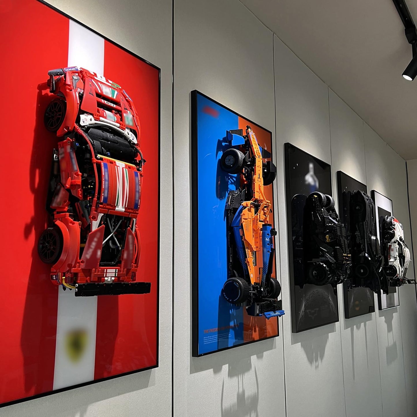 iLuane Display Wallboard for 42125 – Sports Race Car Collectibles Wall Mount | Home & Office Decor
