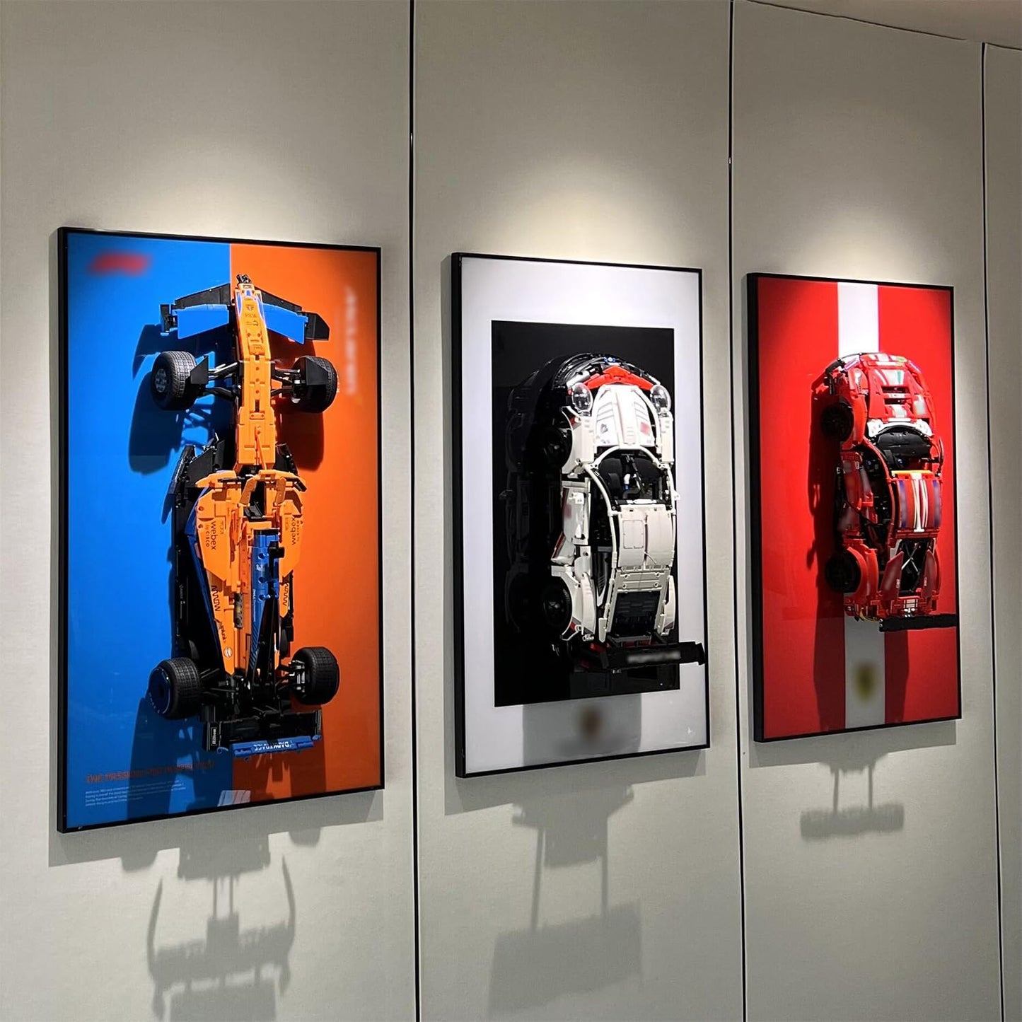 iLuane Display Wallboard for 42125 – Sports Race Car Collectibles Wall Mount | Home & Office Decor