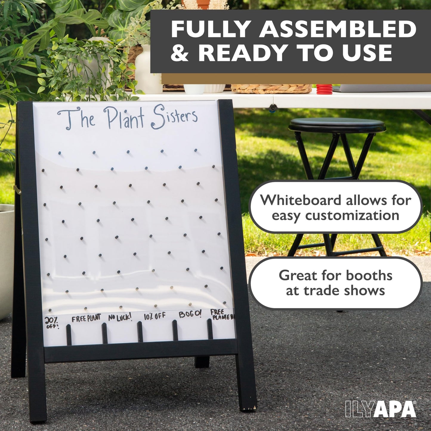 Ilyapa Board - Large 21x30 Inch Portable Prize Drop Game for Events & Trade Shows
