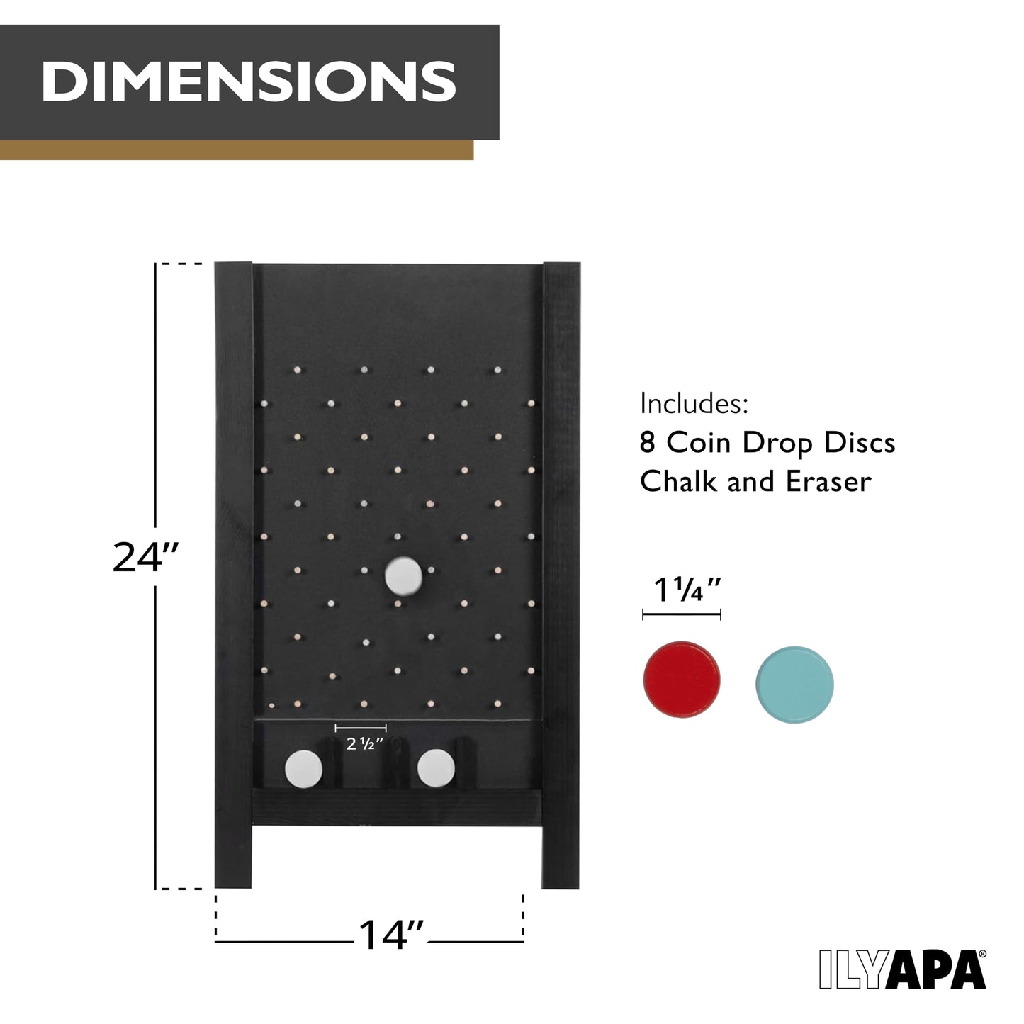 Ilyapa Board – Large 14x24 Inch Prize Drop Game for Events & Trade Shows